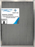 14x25x1 Electro-static Air Filter (1-Ct) AC Furnace Filter, Reusable & Washable 4-Stage Electrostatic Filter for Residential and Commerical HVAC (Actual Size:13.75 x 24.75 x 0.75 Inches)