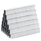 meite T-50 Staples, 9/16 Inch Length Heavy Duty Staples for Staple Gun, Galvanized, 20 Gauge 3/8" Crown, Compatible with T-50 Staple Gun, Ideal for Upholstery, Construction, Furniture (5,000 Counts)