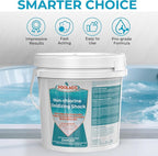 Non-Chlorine Spa Shock for Hot Tub, Chlorine-Free Shock Oxidizer Treatment for Hot Tubs, Spas and Swimming Pools, Fast Acting, Quick Dissolving Oxidizing Shock for Crystal Clear Water- 5lbs*2