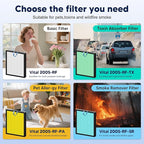 Vital 200S Replacement Filter for LEVOIT Vital 200S and Vital 200S-P Air Purifier, True HEPA and High-Efficiency Activated Carbon Filter, Vital 200S-RF, 2 Pack, White