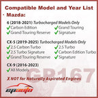 EPAuto GP167 (CA12167) Engine Air Filter Replacement for Mazda CX-5 (2019-2025), CX-9 (2016-2023), 6 (2018-2021), Up to 12,000 Miles or 12 Months Protection - for Turbocharged Engine