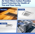 MERV 13 Cut to Fit Air Filter Material, 23 Sq Ft (29.5"x112") Polyester Filter Roll with Adhesive Hook Tape, Captures 0.3 Microns Dust Pet Dander Allergens for HVAC Furnace Ceiling Vents