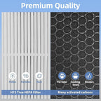 EverestAir Filter Replacement for Levoit EverestAir Air Purifier 2 Pack High-Efficiency Activated Carbon Everest Air Filters Compare to Part # EverestAir-RF