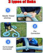 Commercial French Drain Pipe for Water Drainage, Construction Site/Sports Field Perforated Pipes & Weeping Tile, Dia 2in 3.9in 5.9in Wide Underground Drainage Systems(Dia 15cm/5.9in,Long 16m/52.5ft)