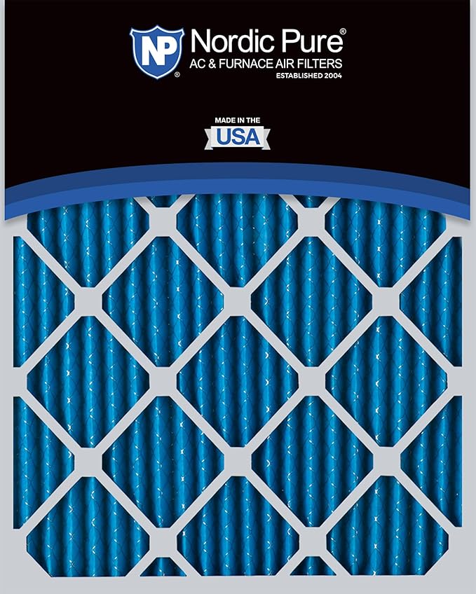 Nordic Pure 20x30x1 (Actual Size: 19 5/8 x 29 5/8 x 3/4) Pleated MERV 7 Air Filters 4 Pack