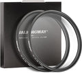 Walking Way 39mm White Mist Diffusion Filter Soft Focus Circular Lens Filter Set Dreamy Fog Effect Softening Camera Diffuser for Digital DSLR Camera 2pcs(Soft 1 and 2)