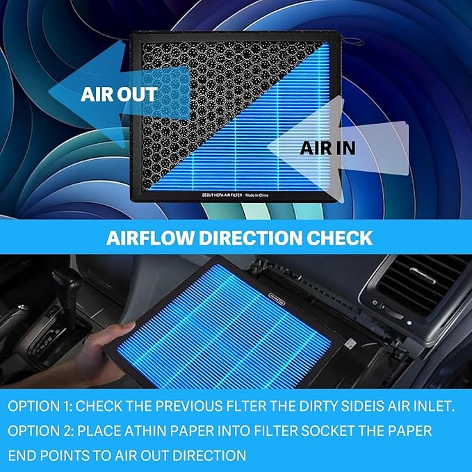 Cabin Air Filter CF12935, Compatible with Jeep Grand Cherokee (2022-2024) and Grand Cherokee L (2021-2024), Not for 2021 Grand Cherokee or 2022 Grand Cherokee WK