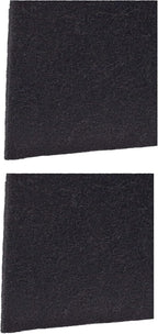 CFS – Pack of 2, Premium Cut-to-Fit Charcoal Carbon Anti-Odor Material Filter for Air Purifiers, Vent Hoods, Vacuums, Aquariums, Microwaves & More – Charcoal Air Filter Sheet – 12” x 12” – Black