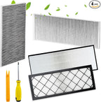 Cabin Air Filter HEPA Air Intake Filter For Tesla Model Y (2020-2025),Air Filter with Activated Carbon Replacement,OE# 1658375-00-A 1658376-00-A (Set of 4)