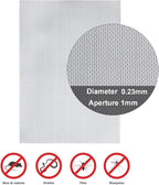 Stainless Steel Woven Wire Mesh, 304 Steel Wire Cloth, Insect Screen, Air Vent Mesh, Metal Mesh Sheet, Wire Netting Roll, Mesh Screen for Filter, Window, Garden