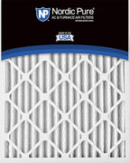 Nordic Pure 20x25x2 (Actual Size: 19 1/2 x 24 1/2 x 1 3/4) Pleated MERV 13 Air Filters 12 Pack