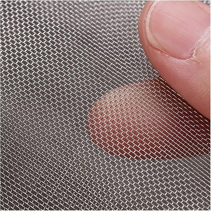 The Wire net Stainless Steel Woven Wire Mesh 304 Stainless Steel Woven Wire 30 Mesh Fine Screen Mesh, Garden Insect Screen, for Air Bricks, Window, Vents, Filter,Silver-1x5m(1x6m)
