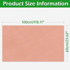 Copper Mesh Screen - 23.6" x 39.4", 100 Mesh, Dense Filter, 99.9% Pure Copper Fabric DIY Kit for Window Protection