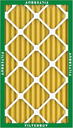 Filterbuy 16x30x2 Air Filter MERV 11 Superior Pet & Allergy Defense (4-Pack), Electrostatic Pleated HVAC AC Furnace Filters Replacement, Made in USA (Actual Size: 15.69 x 29.69 x 1.75)