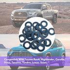 25PCS Oil Drain Plug Gasket Replacement for Toyota Lexus Tacoma Camry Collora Oil Crush Washers Seals 90430-12031 (M12-TOYOTA)