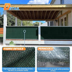 TANG Sun Shade Fabric Roll 8'x90' Shade Cloth for Garden Dark Green HDPE Mesh Shading Pergola Cover Replacement Canopy, 95% Blockage Sunshades for Outdoor Patio Backyard Plant