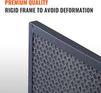VEVOR Active Carbon Filters, 3 Pack, 15.7'' x 15.7'' Air Filter Replacement, High-efficient Stage 2 Filters Compatible w/BlueDri & VEVOR Scrubber, Air Purifiers, Water Damage Restoration Equipment