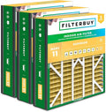 Filterbuy 20x20x5 Air Filter MERV 11 Superior Pet & Allergy Defense (3-Pack), Electrostatic Pleated HVAC AC Furnace Filters for Trion Air Bear 255649-103 & More (Actual Size: 19.63 x 20.63 x 4.88)