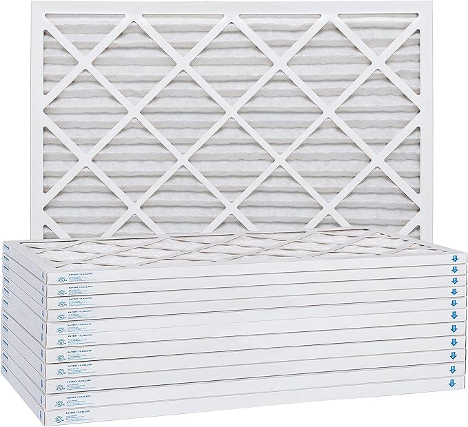 10x24x1 AC and Furnace Air Filter by Aerostar - MERV 13, Box of 12
