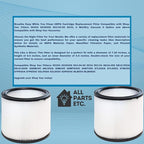 HEPA Cartridge Replacement Filter Compatible with Shop-Vac Filters 90304 9030400 903-04-00 9034, 5 Wet/Dry Vacuum Cleaners 5 Gallon and above.