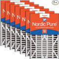 Nordic Pure 16x25x3 (Actual Size: 15 13/16 x 24 5/16 x 3) MERV 15 Trion Bear Cub 266649-101 Replacement Pleated AC Furnace Air Filters 7 Pack