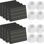 6000S Replacement Filter Kit Compatible with LEVOIT Superior 6000S Smart Evaporative Humidifier (8 Pack Gray Wick Filters and 8 Pack Sponge Filters)
