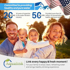 AQUALINK CTO10, 1 Micron 2.5" x 10" Whole House Carbon Water Filter Cartridge Replacement for Countertop Water Filter System, Dupont FXWTC, WFPFC8002,WFPFC9001, SCWH-5,WHEF-WHWC,AMZN-SCWH-5