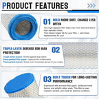 11013-7044 25 083 01 Air Filter & 11013-7045 2508304-S Pre Filter for Kawasaki 11013-7020 11013-7019 for Kohler 25 083 01-S for John Deere M131802 for B&S 841497 for Gravely 21536900 Lawn Mower