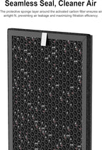 5000 Replacement Carbon Filter Compatible with Air Doctor 5000, 5000H, 5500, 5500i Air Purifiers, High-Capacity Large Granule Carbon Filter Compare to Part # ADF5006, 4-Pack