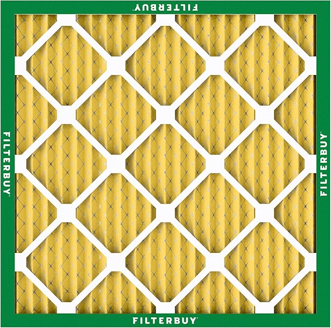 Filterbuy 17x17x1 Air Filter MERV 11 Superior Pet & Allergy Defense (12-Pack), Electrostatic Pleated HVAC AC Furnace Filters Replacement, Made in USA (Actual Size: 17.00 x 17.00 x 0.75)