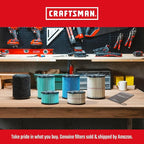 CRAFTSMAN CMXEVBE18695 16 Gallon 6.5 Peak HP Wet Dry Vac, Heavy-Duty Shop Vacuum Wet and Dry with Filter, Muffler/Diffuser, Dust Bag, Hose and Attachments for Home Projects & Renovations