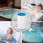 8CH-950 Spa Filter Cartridge Replaces for 10-2785 Spa Filter, PBF35, PBF50-F2S, FC-0536, XLS-834, 15052, AK-90311, 50 sq.ft SAE Thread Bull Frog Spa Filter (2pc)
