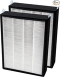 Nuwave OxyPure 2-Pack Genuine Replacement HEPA/Carbon Combo Filter, Removes Irritants, Pollutants & Odors, Produced & Sold by Original Manufacturer for OxyPure Models 47001, 47002, 47003, and 47004