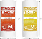 Applied Membranes Inc. 2-Stage Whole-House Water Filter System, 1-Micron and 5-Micron 4.5-Inch by 10-Inch Filters