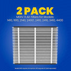 AprilAire 410 Replacement Filter for AprilAire Whole House Air Purifiers - MERV 11, Clean Air & Dust, 16x25x4 Air Filter (Pack of 2)