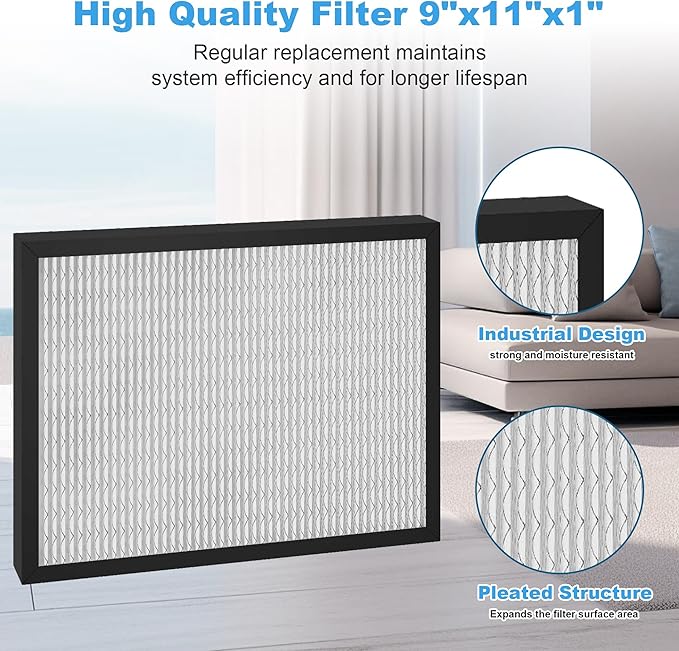 14 x 17.5 x 1.75 MERV 13 Replacement Dehumidifier Filter for Honeywell DR90 & DR120 Dehumidifier Santa Fe Advance90 Advance100 Advance120, 2 Pack