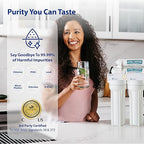 APEC WATER - Reverse Osmosis Water Filter System (ROES-50) Essence Series - 5-Stage Filtration - 50 GPD - Removes 99.99% of Impurities - DIY Install - WQA Certified - Under Sink Reverse Osmosis System