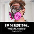 3M particulate filters P100 #2091/07000 , Pink, One Size, 2 Count