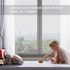High Density Screen Pollen Proof Net Dust and Pollen Proof Screen Mesh Replacement Door and Window Mesh(61"x99")