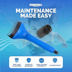 SWIMLINE HYDROTOOLS Cartridge Filter Cleaner Tool | 10-Nozzle Jet Spray Head | Adjustable Pressure & Toggle On/Off | Quick Connect Garden Hose Adapter | For Pool & Spa Filters | ¾-Inch Hose Compatible