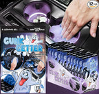 Cleaning Gel for Those Hard to Reach Places, Automotive Cup Holder Electronic Keyboard Office, Slime Gel Cleaner Dust Crumb Removal (Diamond Ice, 12 Pack)