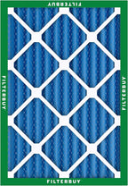 Filterbuy 24x28x2 Air Filter MERV 13 Optimal Smoke & Allergy Defense (6-Pack), Electrostatic Pleated HVAC AC Furnace Filters Replacement, Made in USA (Actual Size: 23.50 x 27.50 x 1.75)