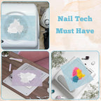 1200 Sheets Nail Dust Collector Filter Paper, Disposable Dust Collector Sheet for Nails Tech Filter Sheet for Nail Vacuum Cleaner Supplies Nails Salon Accessories