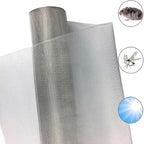 Stainless Steel Woven Wire Mesh, 304 Metal Mesh Sheet, 16 Mesh, Anti-Rust & Tear-Resistant, Vent, Filter, Garden Rodent Guard, Insect Screen, Easy to Cut (Silver 1.2x8m)