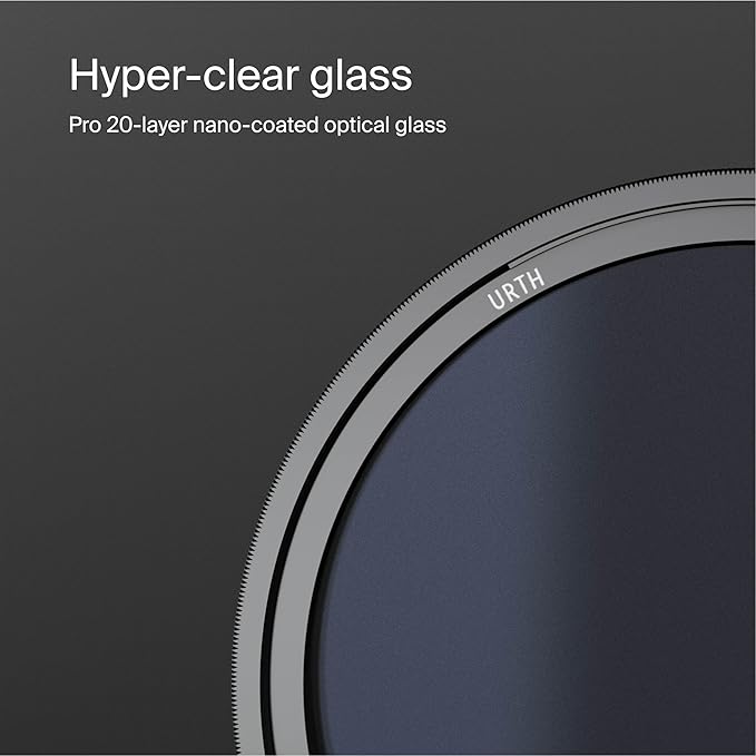 Urth 58mm Circular Polarizing (CPL) Lens Filter (Plus+) - 20-Layer Nano-Coated, Slim Design for Camera Lens Polarization