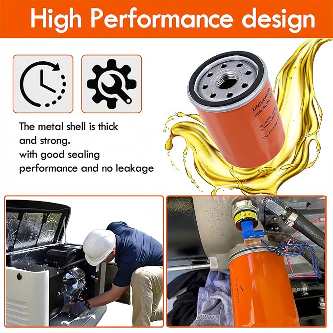 6485 Maintenance Kit 2-Pack for 16-26kW Air Cooled Standby Generators (999cc Engine) | Double Value Bundle with 070185E Oil Filters, 0J8478S Air Filters, RC12YC Spark Plugs | 1-Year Warranty