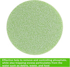 Poweka Phosphate Reducer Filter Pads, Compatible with Fluval FX4/FX5/FX6, 6 Count, Green, Aquarium Filter Accessories
