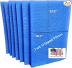 Fast-Shipped-Filters 7 Pack Replacement Filter Pads Compatible with MicroPower Guard One Hour Air Cleaner Refill Blue (7, Blue, 20x40)