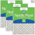 Nordic Pure 14x30x1 (Actual Size: 13 15/16 x 29 15/16 x 3/4) Pleated MERV 13 Air Filters 3 Pack