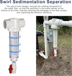 1-1/2" 100 Mesh Spin Down Sediment Replacement Water Filter Screen, Spin Down 1 1/2"-100 Sediment Filter Replacement for Rusco Vu Flow filter for Well Water Pump and Sprinkler Irrigation Filter System